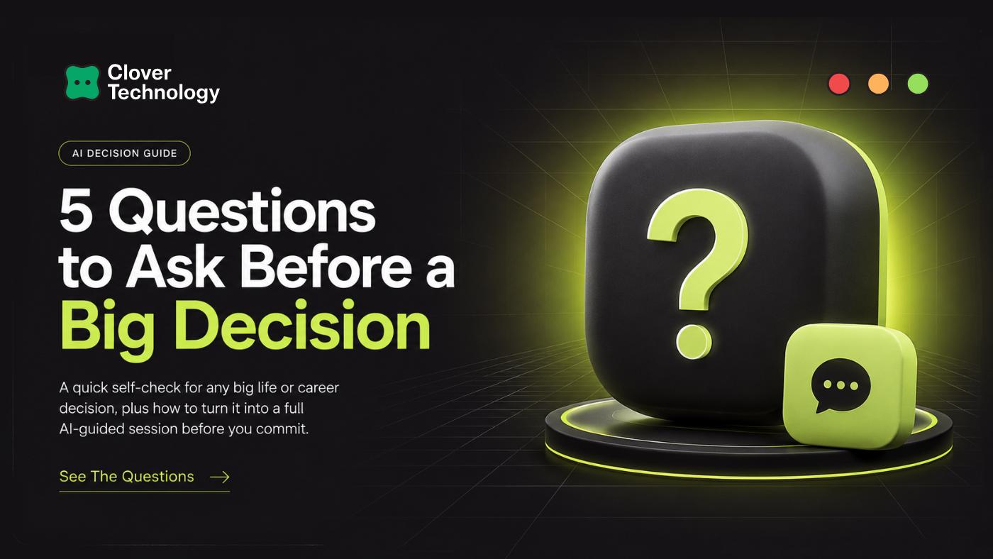 5 Questions to Ask Before Any Big Decision (Free AI Prompt)